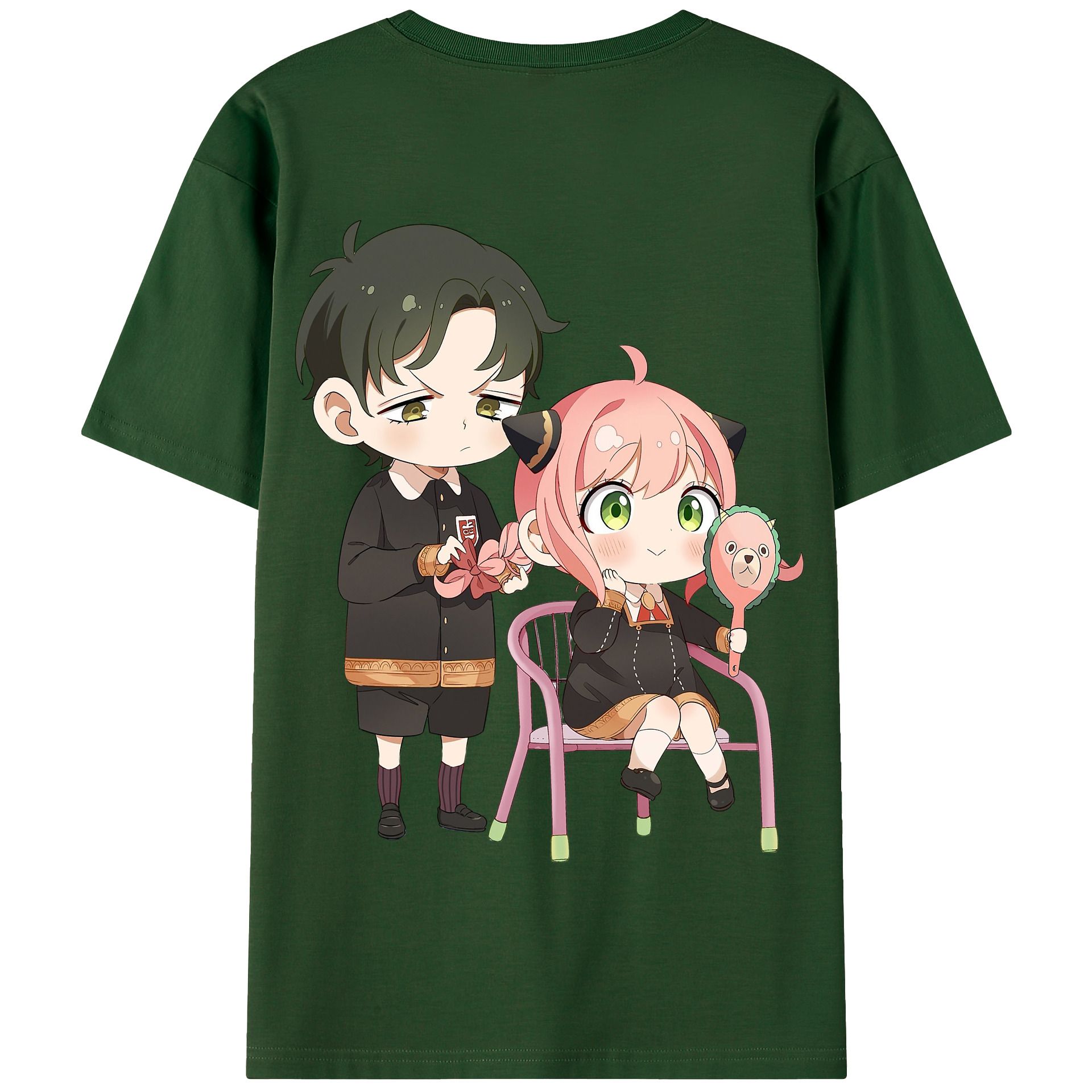 （画像用） SPY×FAMILY间谍家家酒 綿100％半袖Tシャツ（背面プリント）